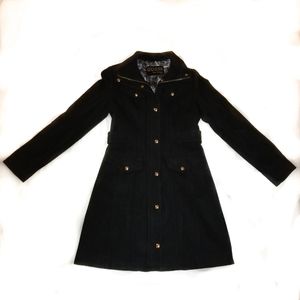 Black Wool Coat XS Send Offers